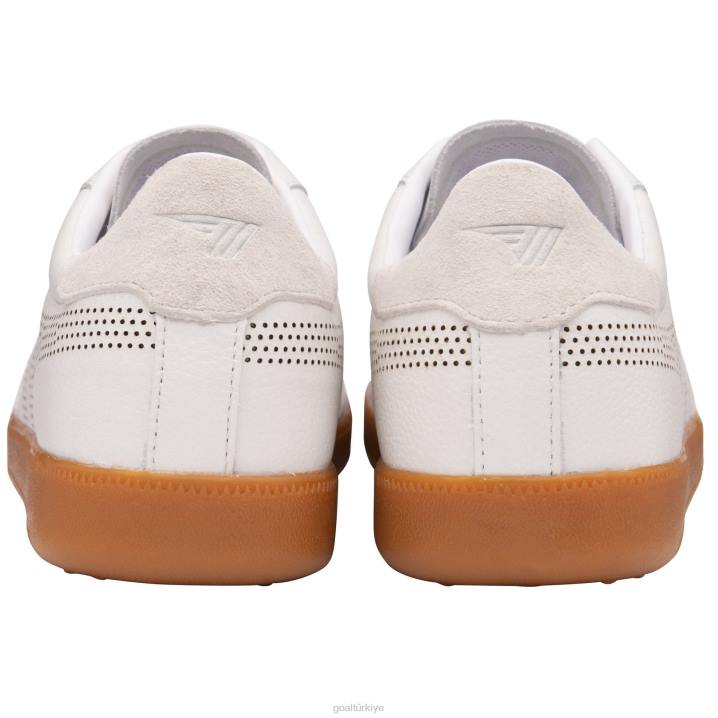 ayakkabı Z2PF224 erkekler Gola klasik ace deri spor ayakkabı beyaz/sakız