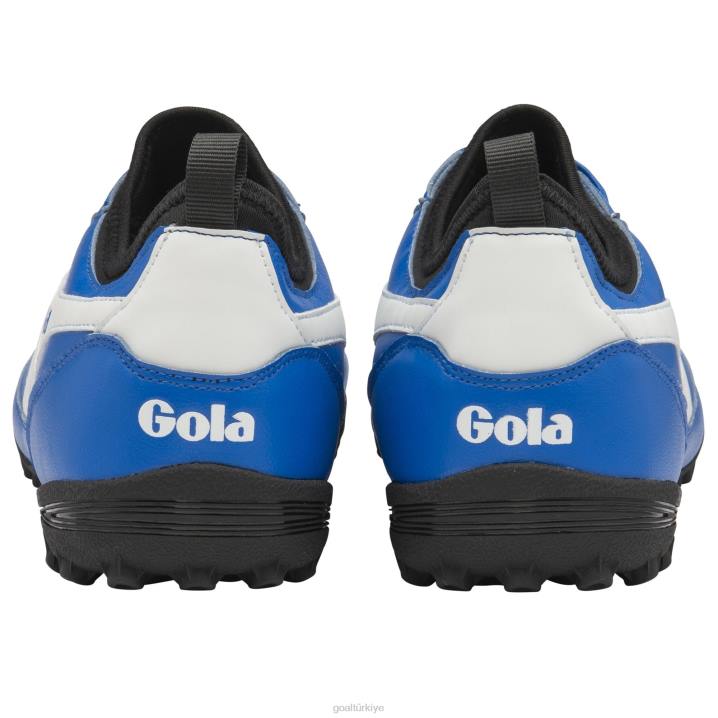 ayakkabı Z2PF273 erkekler Gola performans ceptor çim spor ayakkabı Mavi beyaz