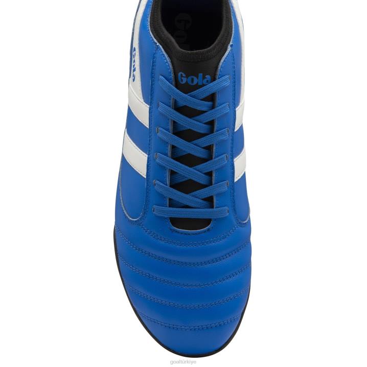 ayakkabı Z2PF273 erkekler Gola performans ceptor çim spor ayakkabı Mavi beyaz