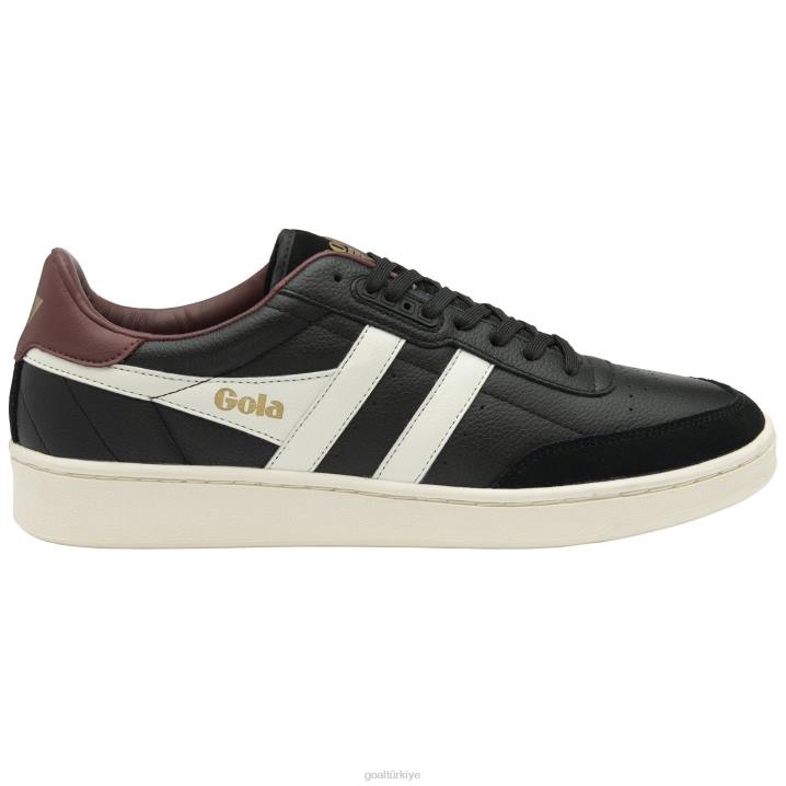 ayakkabı Z2PF140 erkekler Gola klasik temas deri spor ayakkabı siyah/kırık beyaz/bordo