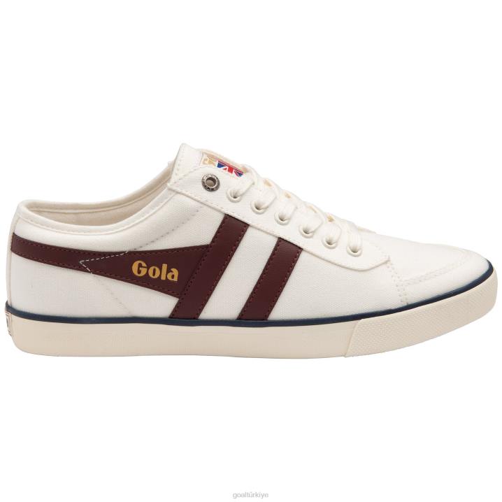 ayakkabı Z2PF55 erkekler Gola vegan klasikleri comet plimsoll spor ayakkabı 3 kırık beyaz/bordo/lacivert