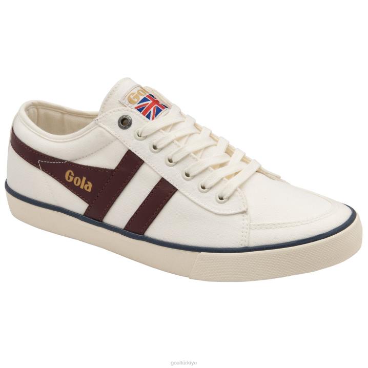 ayakkabı Z2PF55 erkekler Gola vegan klasikleri comet plimsoll spor ayakkabı 3 kırık beyaz/bordo/lacivert