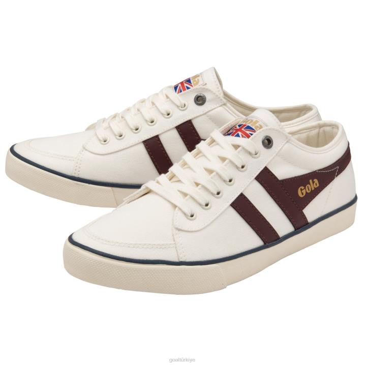ayakkabı Z2PF55 erkekler Gola vegan klasikleri comet plimsoll spor ayakkabı 3 kırık beyaz/bordo/lacivert