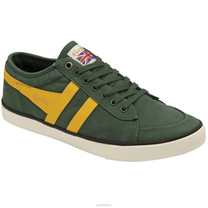 ayakkabı Z2PF59 erkekler Gola vegan klasikleri comet plimsoll spor ayakkabı 3 herdem yeşil/güneş/siyah