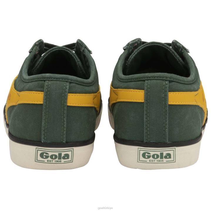 ayakkabı Z2PF59 erkekler Gola vegan klasikleri comet plimsoll spor ayakkabı 3 herdem yeşil/güneş/siyah