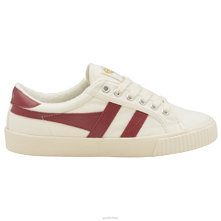 ayakkabı Z2PF66 erkekler Gola vegan klasikleri tenis mark cox spor ayakkabı kırık beyaz/koyu kırmızı