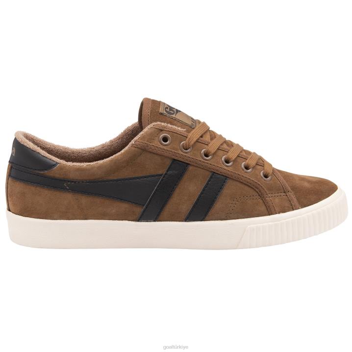 ayakkabı Z2PF67 erkekler Gola klasik tenis mark cox süet spor ayakkabı tütün/siyah