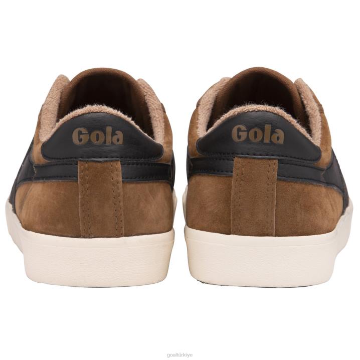 ayakkabı Z2PF67 erkekler Gola klasik tenis mark cox süet spor ayakkabı tütün/siyah