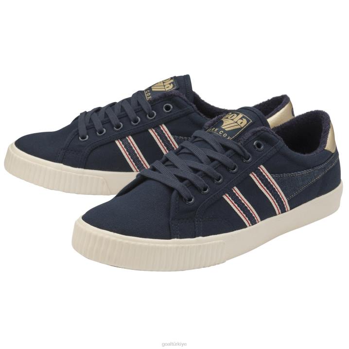 ayakkabı Z2PF68 erkekler Gola klasik tenis mark cox kenarlı spor ayakkabı lacivert/çivit mavisi