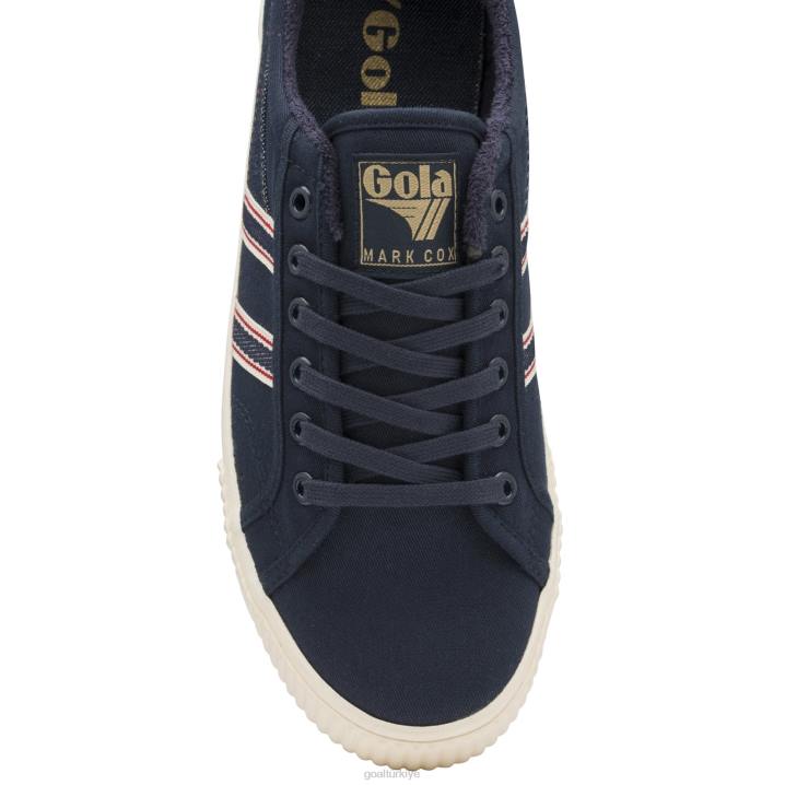 ayakkabı Z2PF68 erkekler Gola klasik tenis mark cox kenarlı spor ayakkabı lacivert/çivit mavisi