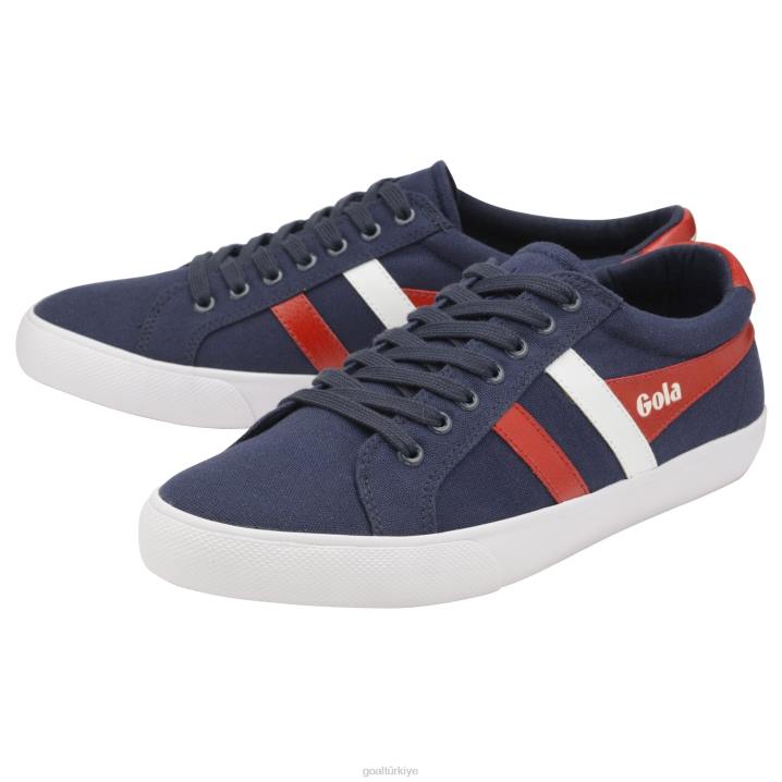 ayakkabı Z2PF79 erkekler Gola vegan klasikleri spor ayakkabı lacivert/kırmızı/beyaz