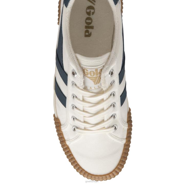 ayakkabı Z2PF80 erkekler Gola vegan klasikleri ralli plimsoll spor ayakkabı kırık beyaz/eski mavi