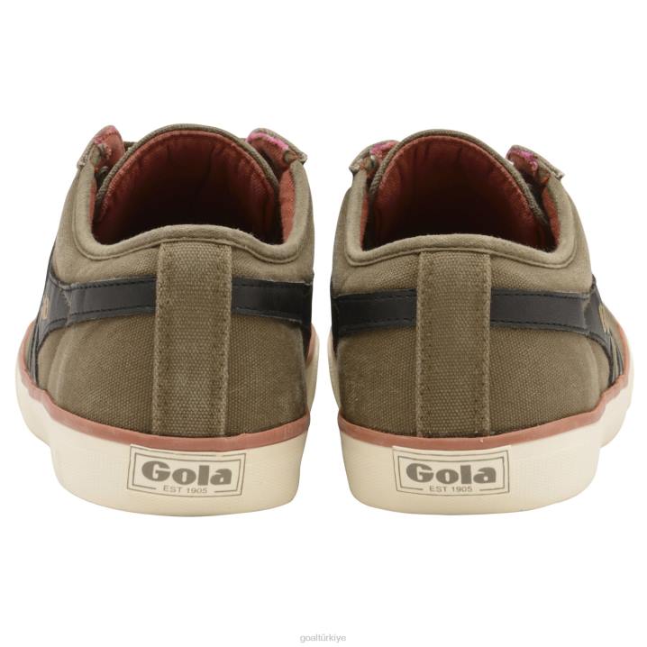 ayakkabı Z2PF85 erkekler Gola vegan klasikleri kuyruklu yıldız plimsoll antrenörü haki/siyah