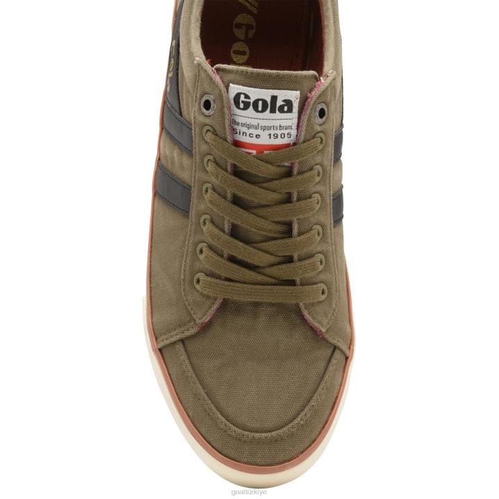 ayakkabı Z2PF85 erkekler Gola vegan klasikleri kuyruklu yıldız plimsoll antrenörü haki/siyah