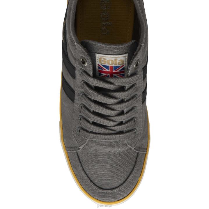 ayakkabı Z2PF87 erkekler Gola vegan klasikleri comet plimsoll spor ayakkabı 3 kül/siyah/güneş