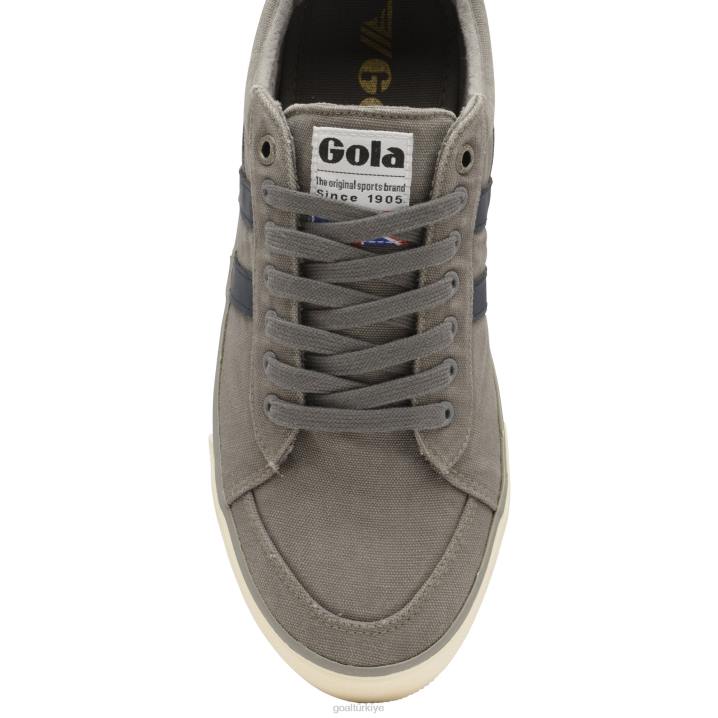 ayakkabı Z2PF88 erkekler Gola vegan klasikleri comet plimsoll spor ayakkabı 4 kül/donanma