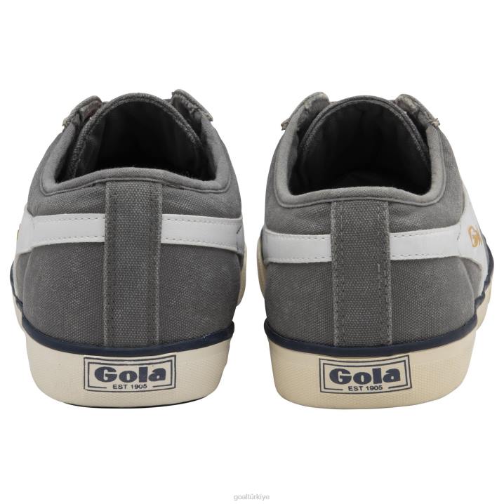 ayakkabı Z2PF89 erkekler Gola vegan klasikleri comet plimsoll spor ayakkabı 4 kül/beyaz/lacivert