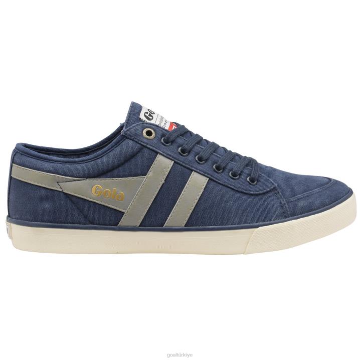 ayakkabı Z2PF91 erkekler Gola vegan klasikleri comet plimsoll spor ayakkabı 4 lacivert/açık gri