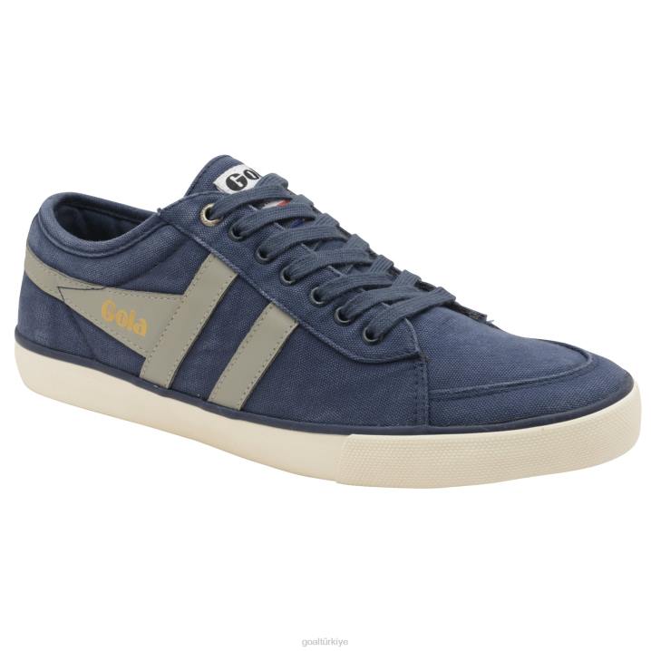 ayakkabı Z2PF91 erkekler Gola vegan klasikleri comet plimsoll spor ayakkabı 4 lacivert/açık gri