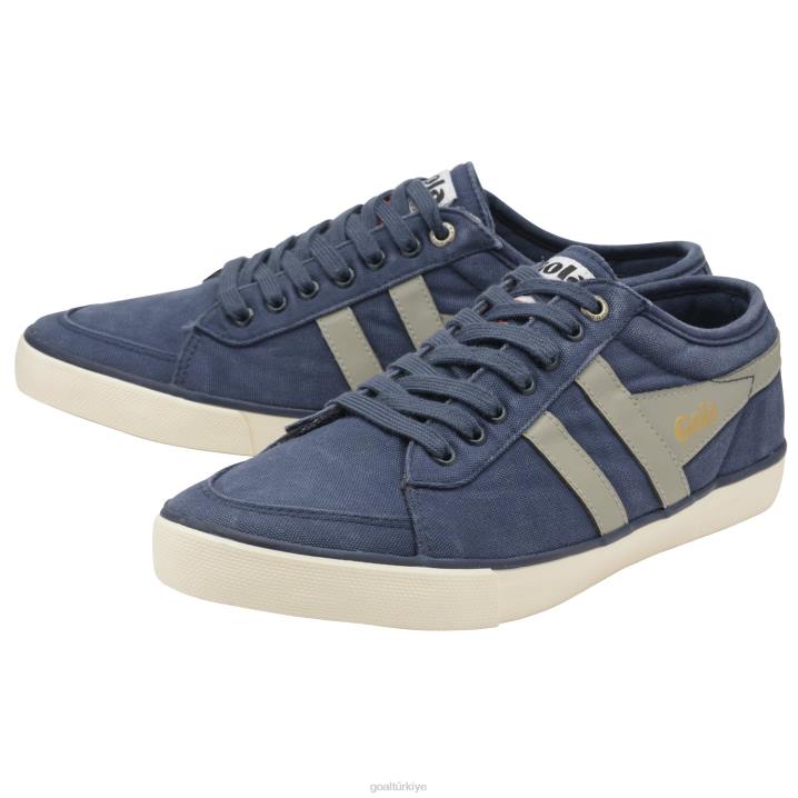 ayakkabı Z2PF91 erkekler Gola vegan klasikleri comet plimsoll spor ayakkabı 4 lacivert/açık gri