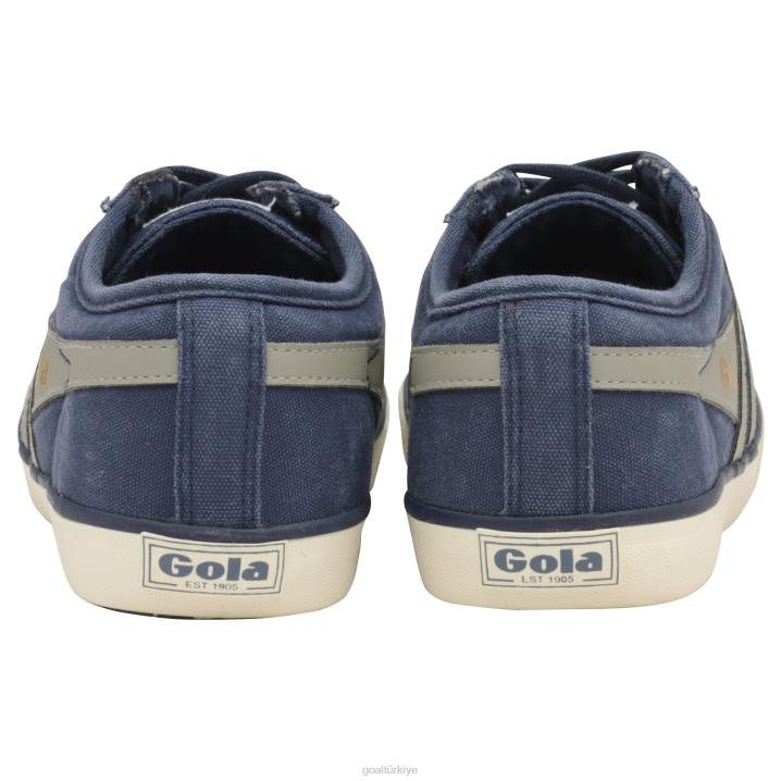 ayakkabı Z2PF91 erkekler Gola vegan klasikleri comet plimsoll spor ayakkabı 4 lacivert/açık gri