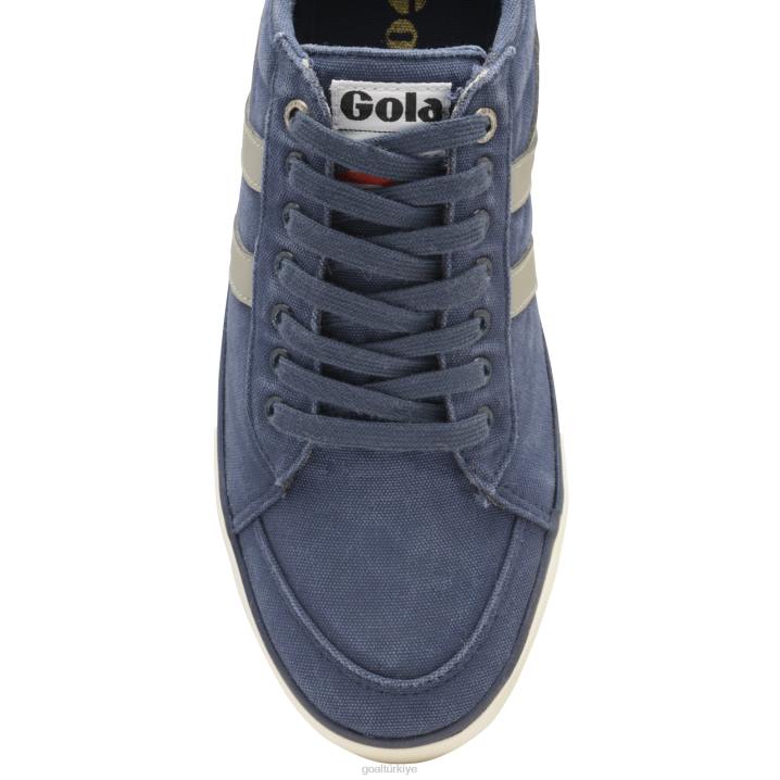ayakkabı Z2PF91 erkekler Gola vegan klasikleri comet plimsoll spor ayakkabı 4 lacivert/açık gri