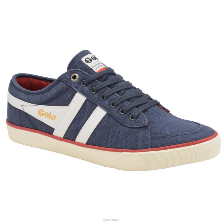 ayakkabı Z2PF92 erkekler Gola vegan klasikleri comet plimsoll spor ayakkabı 4 lacivert/beyaz