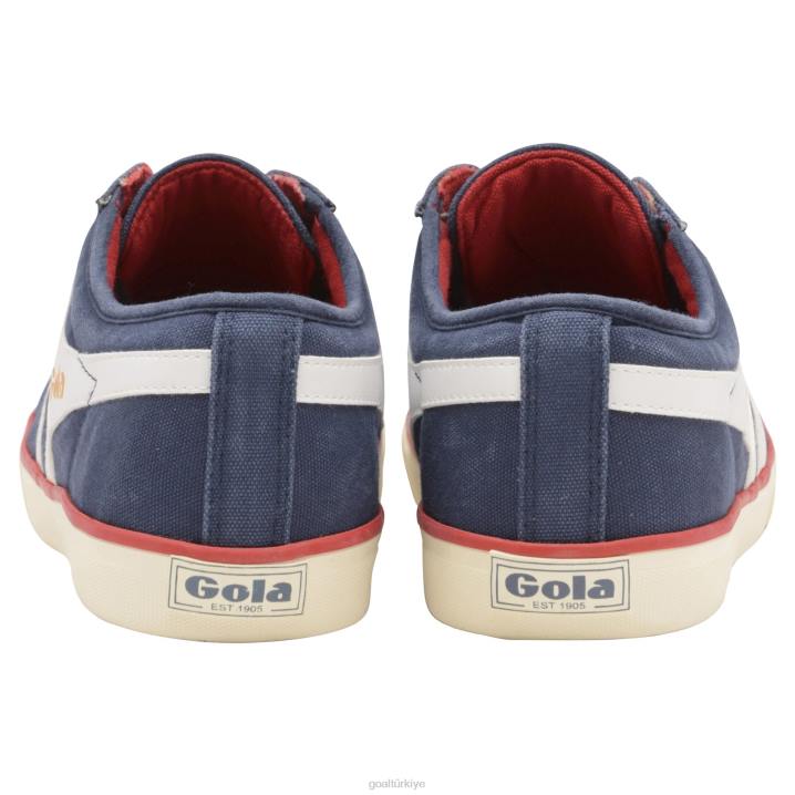 ayakkabı Z2PF92 erkekler Gola vegan klasikleri comet plimsoll spor ayakkabı 4 lacivert/beyaz