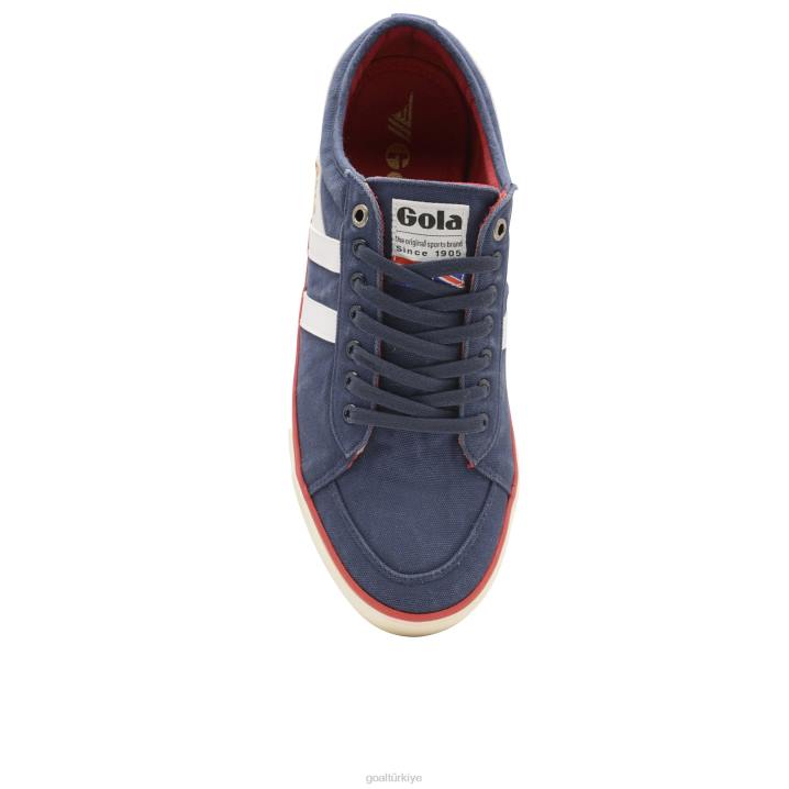 ayakkabı Z2PF92 erkekler Gola vegan klasikleri comet plimsoll spor ayakkabı 4 lacivert/beyaz