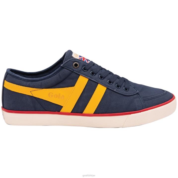 ayakkabı Z2PF93 erkekler Gola vegan klasikleri comet plimsoll spor ayakkabı 4 lacivert/güneş/kırmızı