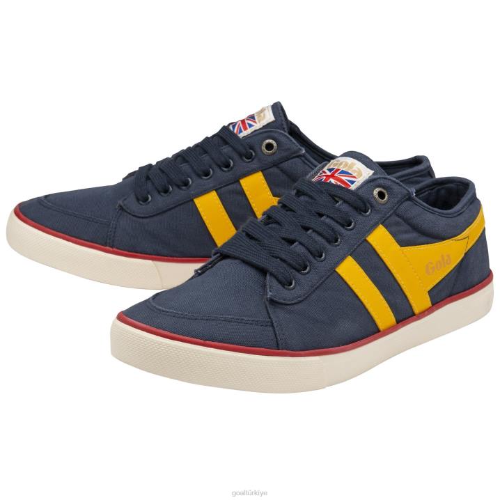 ayakkabı Z2PF93 erkekler Gola vegan klasikleri comet plimsoll spor ayakkabı 4 lacivert/güneş/kırmızı