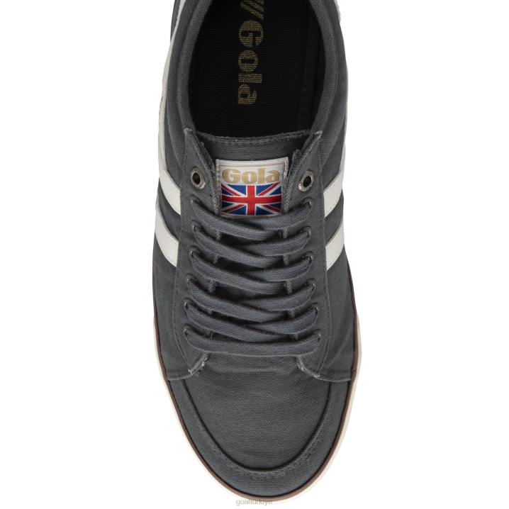 ayakkabı Z2PF94 erkekler Gola vegan klasikleri comet plimsoll spor ayakkabı 4 fırtına/kırık beyaz/bordo