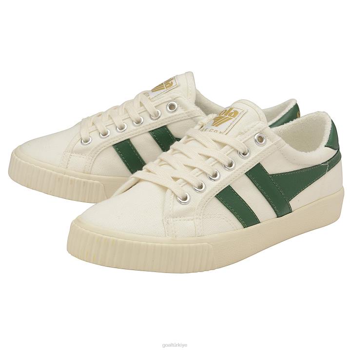 ayakkabı Z2PF98 erkekler Gola vegan klasikleri tenis mark cox spor ayakkabı kırık beyaz/koyu yeşil