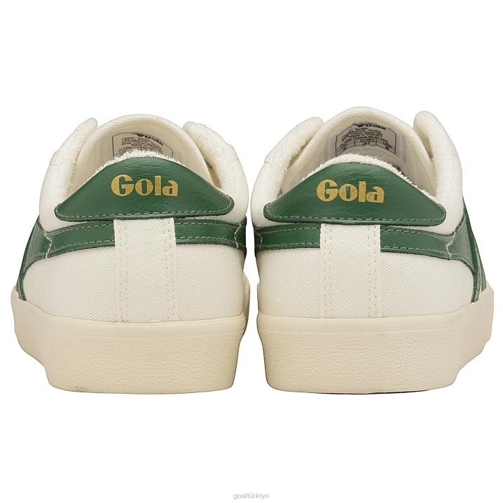 ayakkabı Z2PF98 erkekler Gola vegan klasikleri tenis mark cox spor ayakkabı kırık beyaz/koyu yeşil