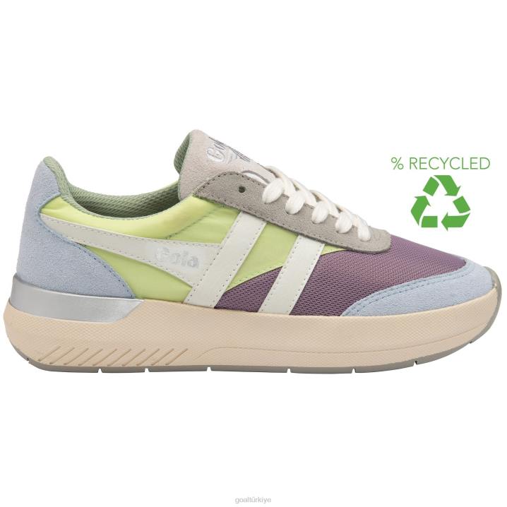 ayakkabı Z2PF336 kadınlar Gola klasik kuzgun spor ayakkabı zambak/patina yeşili/buz mavisi