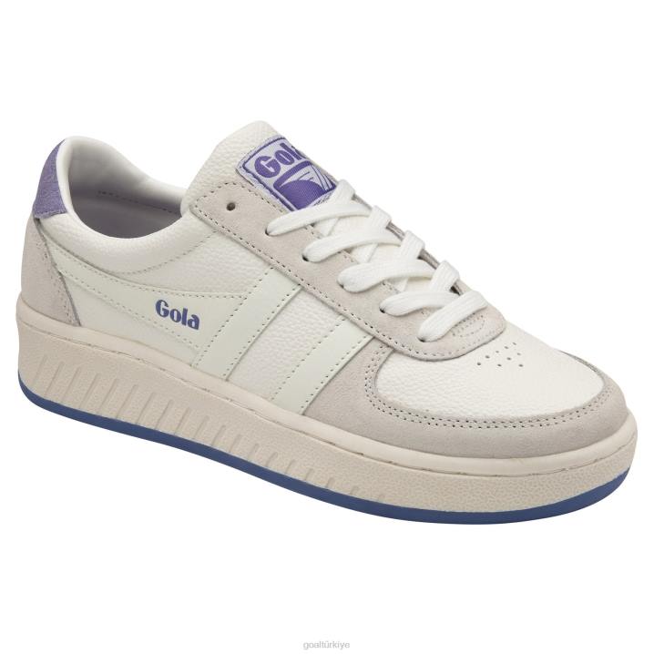 ayakkabı Z2PF590 kadınlar Gola klasik grandslam \'88 spor ayakkabı beyaz/lavanta
