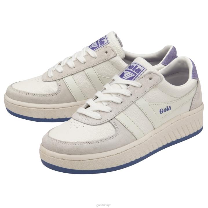 ayakkabı Z2PF590 kadınlar Gola klasik grandslam \'88 spor ayakkabı beyaz/lavanta