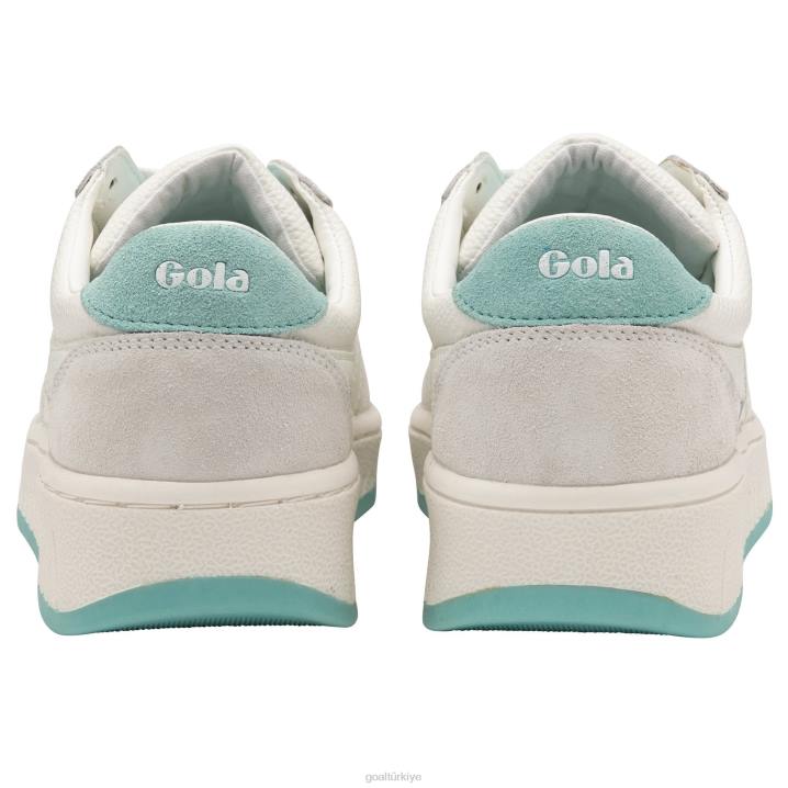 ayakkabı Z2PF591 kadınlar Gola klasik grandslam \'88 spor ayakkabı beyaz/aruba