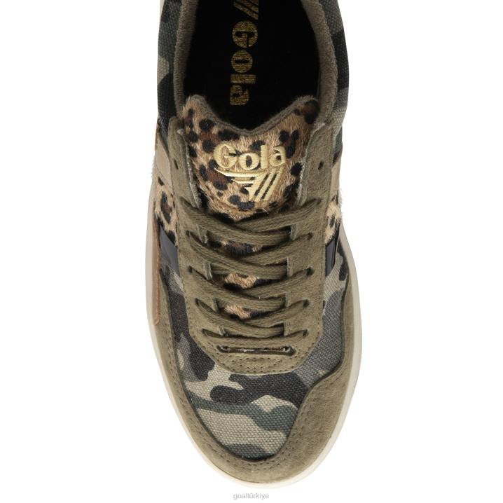 ayakkabı Z2PF625 kadınlar Gola klasik grandslam modu spor ayakkabı kamuflaj/leopar/çoklu