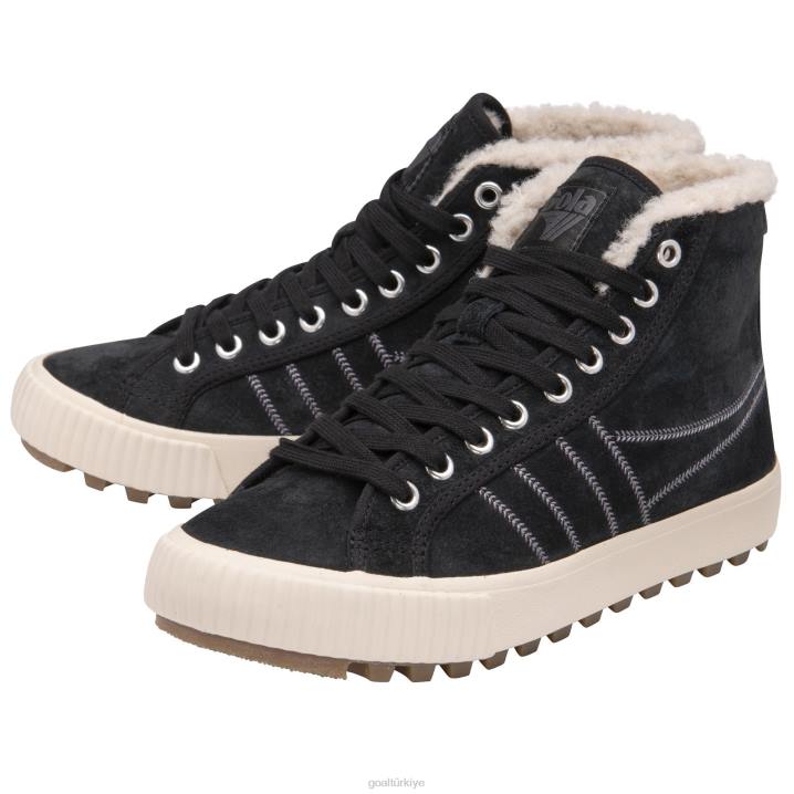 ayakkabı Z2PF304 kadınlar Gola klasikler nordic yüksek plimsolls siyah