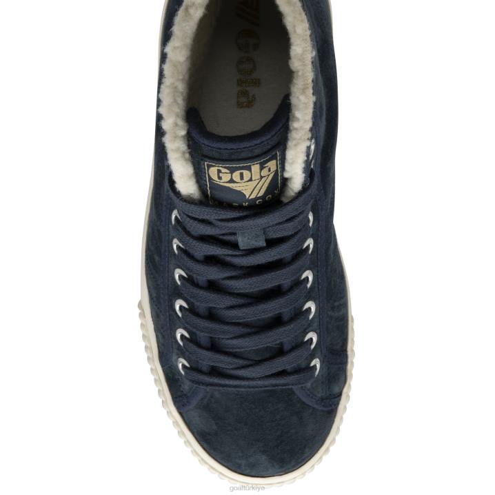 ayakkabı Z2PF305 kadınlar Gola klasikler nordic yüksek plimsolls Donanma