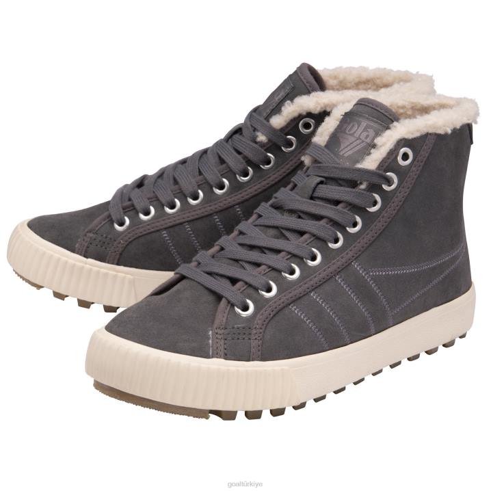 ayakkabı Z2PF306 kadınlar Gola klasikler nordic yüksek plimsolls kül