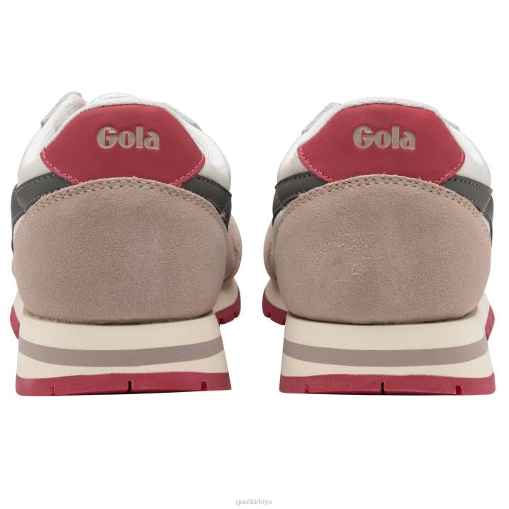 ayakkabı Z2PF323 kadınlar Gola klasik daytona spor ayakkabı beyaz/çiçek/kül