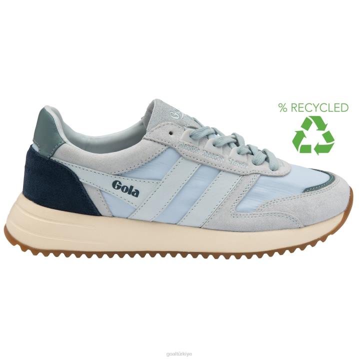 ayakkabı Z2PF341 kadınlar Gola klasik chicago spor ayakkabı buz mavisi/kayrak