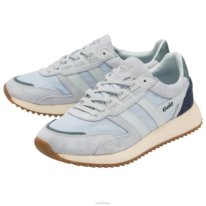 ayakkabı Z2PF341 kadınlar Gola klasik chicago spor ayakkabı buz mavisi/kayrak