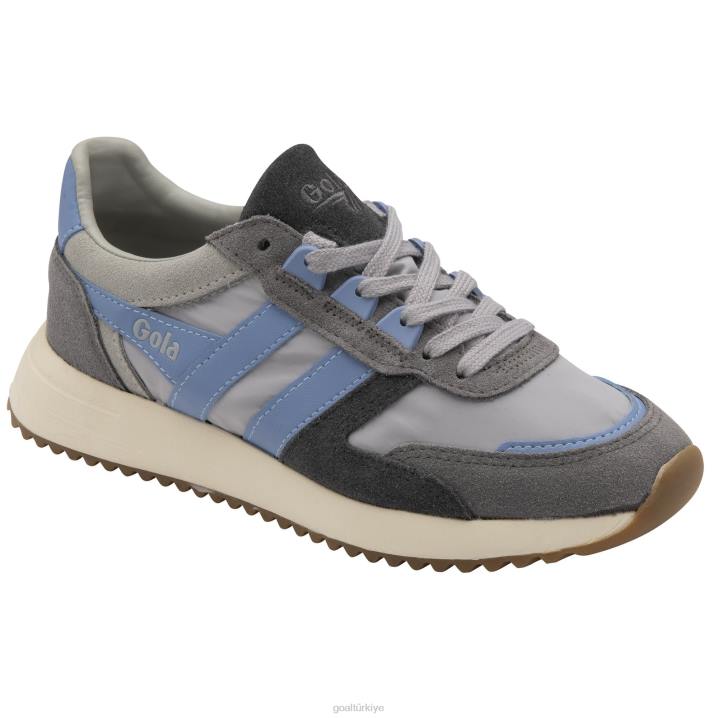 ayakkabı Z2PF343 kadınlar Gola klasik chicago spor ayakkabı açık gri/manzara mavisi