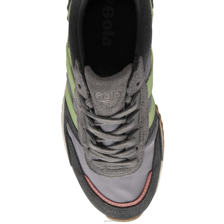 ayakkabı Z2PF344 kadınlar Gola klasik chicago spor ayakkabı dişbudak/patina yeşili/mercan pembesi