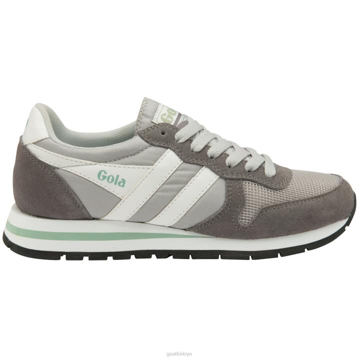 ayakkabı Z2PF362 kadınlar Gola klasik daytona spor ayakkabı açık gri/kül/beyaz