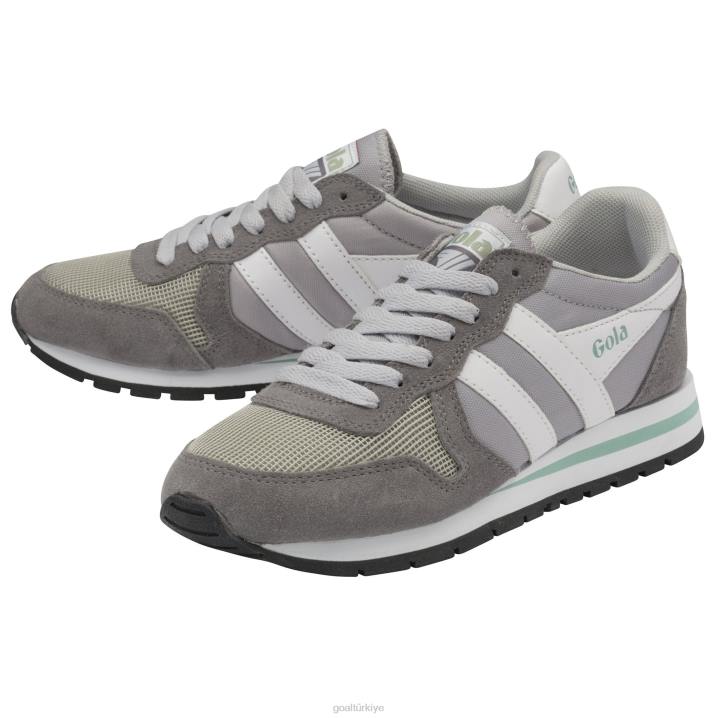 ayakkabı Z2PF362 kadınlar Gola klasik daytona spor ayakkabı açık gri/kül/beyaz