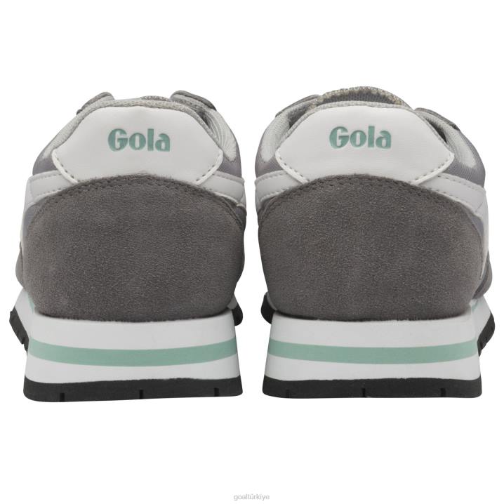 ayakkabı Z2PF362 kadınlar Gola klasik daytona spor ayakkabı açık gri/kül/beyaz